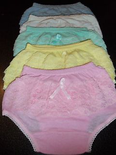 WHOLESALE SIZE 1 BABY lace PANTIES diaper cover 0 12 MONTHS infant