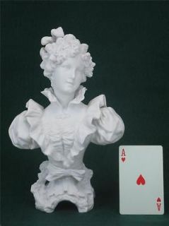 Antique Parian Ware Bust Victoran Lady Bisque Late 19th Century Woman