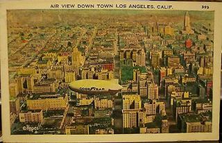Air View Down town Los Angeles,Califo​rnia and also picturing the