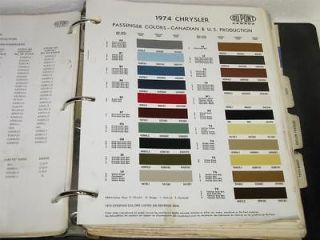 VINTAGE TRUCK ~ CAR PAINT COLOR CHIP CHARTS ~ 95 DIFF. ~ GM ~ FORD
