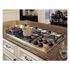DACOR 36 GAS COOKTOP PGM3651S liquid propane SCRATCHES AND SCUFF ON