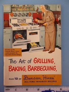 HS890 Estate Stove Co 1952 Range Duncan Hines Art Of Grilling Baking