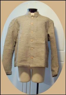 Civil War Confederate Jean Cloth Shell Jacket Size 40