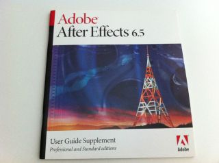 Adobe After Effects 6.5 User Guide Supplement Professional and