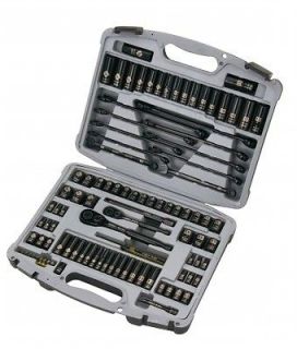stanley black chrome tool set