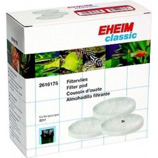 Genuine EHEIM Classic 3x White Fine Filter Pads 2217 #2616175