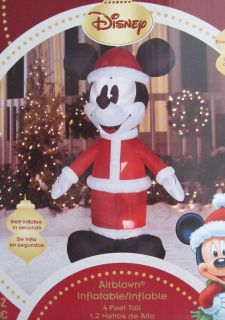 Mickey Mouse Christmas Airblown Inflatable Outdoor or Indoor NEW