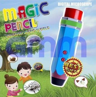 Digital Magic Pencil Microscope Children Whiz Kid Genius Research