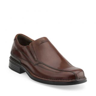 Clarks HAGEN 72554 Mens Smooth Brown Leather Cushioned Casual Slip On