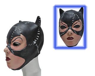 N71 PARTY COSTUME MASK   SEXY HEROINE CAT WOMAN CAT GIRL BATGIRL BLACK