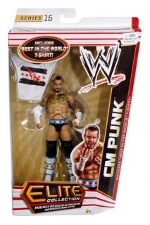 WWE CM Punk Elite Series 16 Mattel Action Figure
