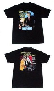 ROD STEWART & STEVIE NICKS Heart & Soul 2012 American TOUR T SHIRT