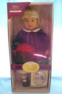 New Zapf Doll Marie School Days Fondest Memories Collection 23inches