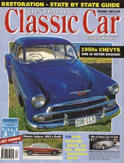 Aus Classic Car Nov 95 NSU Ro80 50s Chevrolets Austin A40 FJ Project