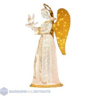 Indoor/Outdoor Lighted Christmas Angel With Dove 418795