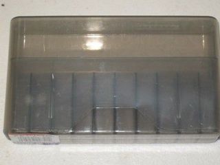 NEW Hard Plastic , Slip On Lid 20 Rifle Cartridge Storage Box