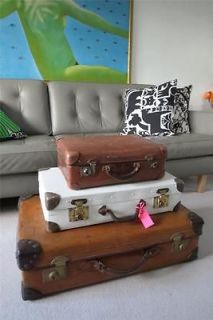Suitcases or perhaps a Unusual Shabby Chic Coffee Table storage box