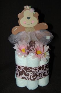 Cake TUTU CUTE/BALLET MONKEY Baby Shower/Nursery Decoration/Dec or