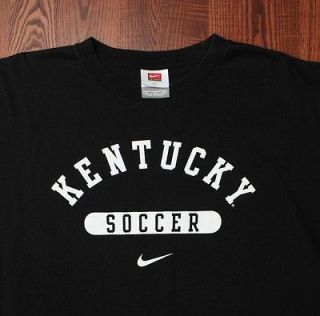 Kentucky Wildcats UK Soccer Nike College Apparel NCAA T Shirt Black XL
