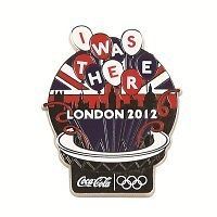 THERE COCA COLA COKE LONDON 2012 OLYMPIC SOLD OUT OFFICIAL PIN BADGE