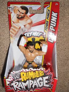 NEW WWE CM PUNK RUMBLERS RAMPAGE power punch RARE VHTF rumbler action