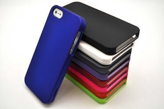 iPhone 5 5S Hard Matte Rubberized Case 2 Piece Thin Cover Accessory