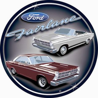 Newly listed tin sign ford fairlane gt 65 66 67 convertible 351 429 3