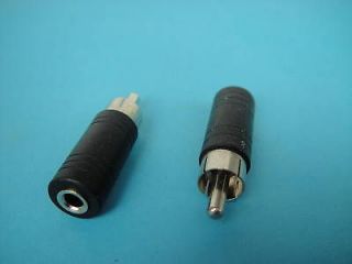 Plug to 1/8 3.5mm Phono Female Coaxial Cable Adapter Connector,79A