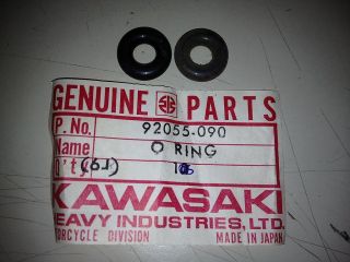NOS Kawasaki Cylinder Head O Ring 1974 1977 KZ400 92055 090 QTY2
