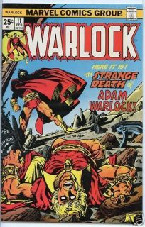 Warlock 1972 series # 11 fine comic book