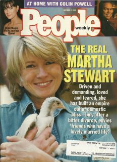 Martha Stewart, Colin Powell, Demi Moore, Justin Lazard   1995 People