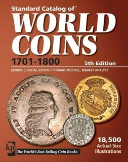 WORLD COINS (1701 1800) 5TH ED PRICE GUIDE BOOK k mdx