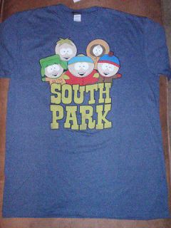 Mens South Park Southpark Kyle Cartman Stan Kenny Blue T Shirt New