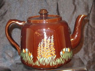 Sudlow & Sons Burslem Teapot Made in England Vintage