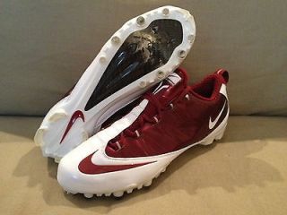 Nike Zoom Vapor Carbon Fly TD Football Cleats Mens White/Maroon $130