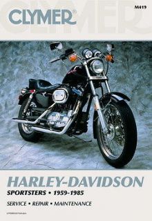 Harley Davidson Ironhead Clymer Repair Service Manual Book Iron XL