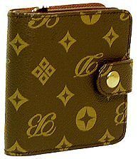 Donna di Bella   Letter Pattern Zippered Wallet