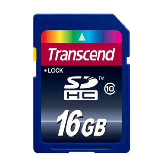 Transcend 16GB SecureDigital Class 10 SDHC SD HC Card
