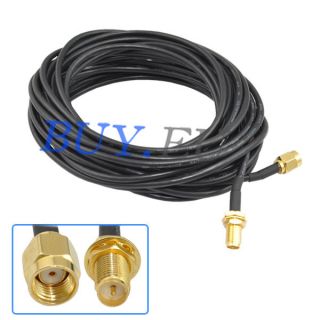 6M /20FT Antenna RP SMA Extension Cable for WiFi Router