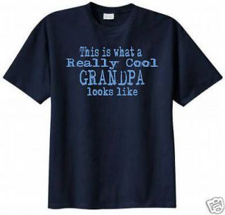This is What a Really Cool Grandpa Looks Like Funny T shirt Funny