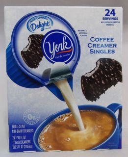 International Delight York non dairy Coffee Creamer 24pieces NEW fresh