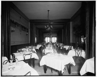 Cafe,banquet room,restaurants,Detroit,Michigan,Publishing Company,1905
