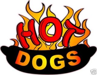 Hot Dog Hotdog Concession Food Advertisement Decal 14