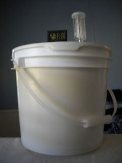 fermenting fermenter homebrew beer wine bucket food grade thermometer
