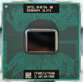 New Intel Core2Duo T9500 OEM SLAYX 2.6GHz 6M L2 800FSB
