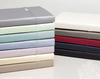King Size Pillowcases 400TC Cotton Sateen 50 x 90cm LOGAN & MASON
