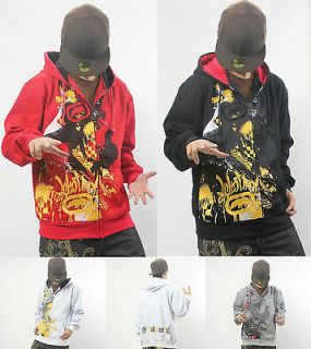 34 Hip Hop New ECKO Unltd Cotton Pure Hoodie Hedging Zipper Sweater
