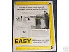 1957 ad EASY Laundry washer dryer combo VINTAGE 1 PG AD