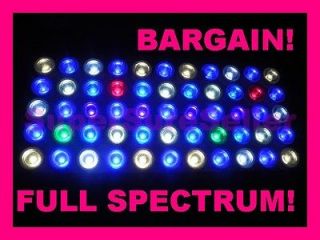 LED FULL SPECTRUM LIGHT 55x3W LENSES Coral Reef Dimmable 120W Dimmabar