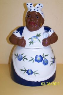 BLACK AMERICANA AUNT JEMIMA Cookie Jar VINTAGE STYLE MIB